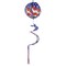In the Breeze 11-inch USA Flag Hanging Ball Spinner, Wind Spinner, 2490